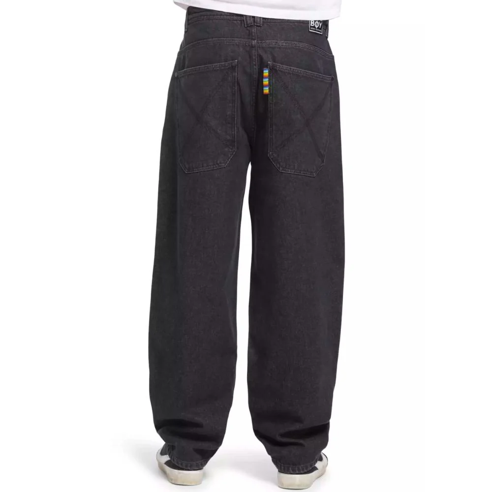 X-Tra Baggy Denim Washed Black Jeans - Image 3