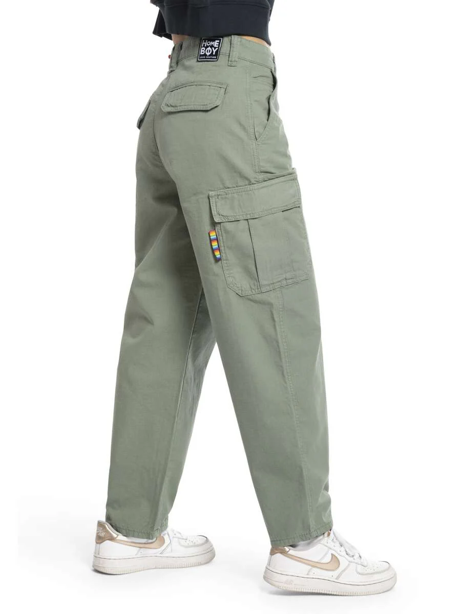 X-Tra Cargo Baggy Pant Olive - Image 3