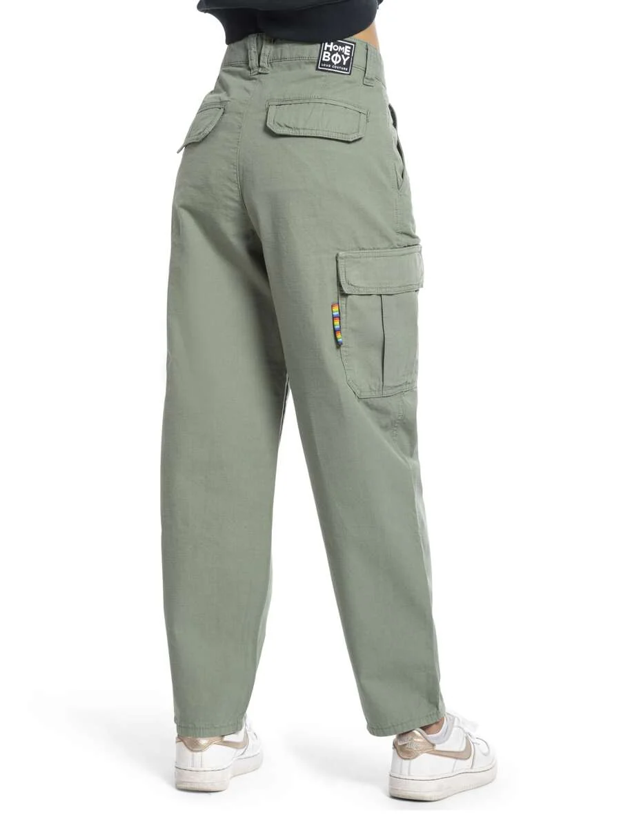 X-Tra Cargo Baggy Pant Olive - Image 5