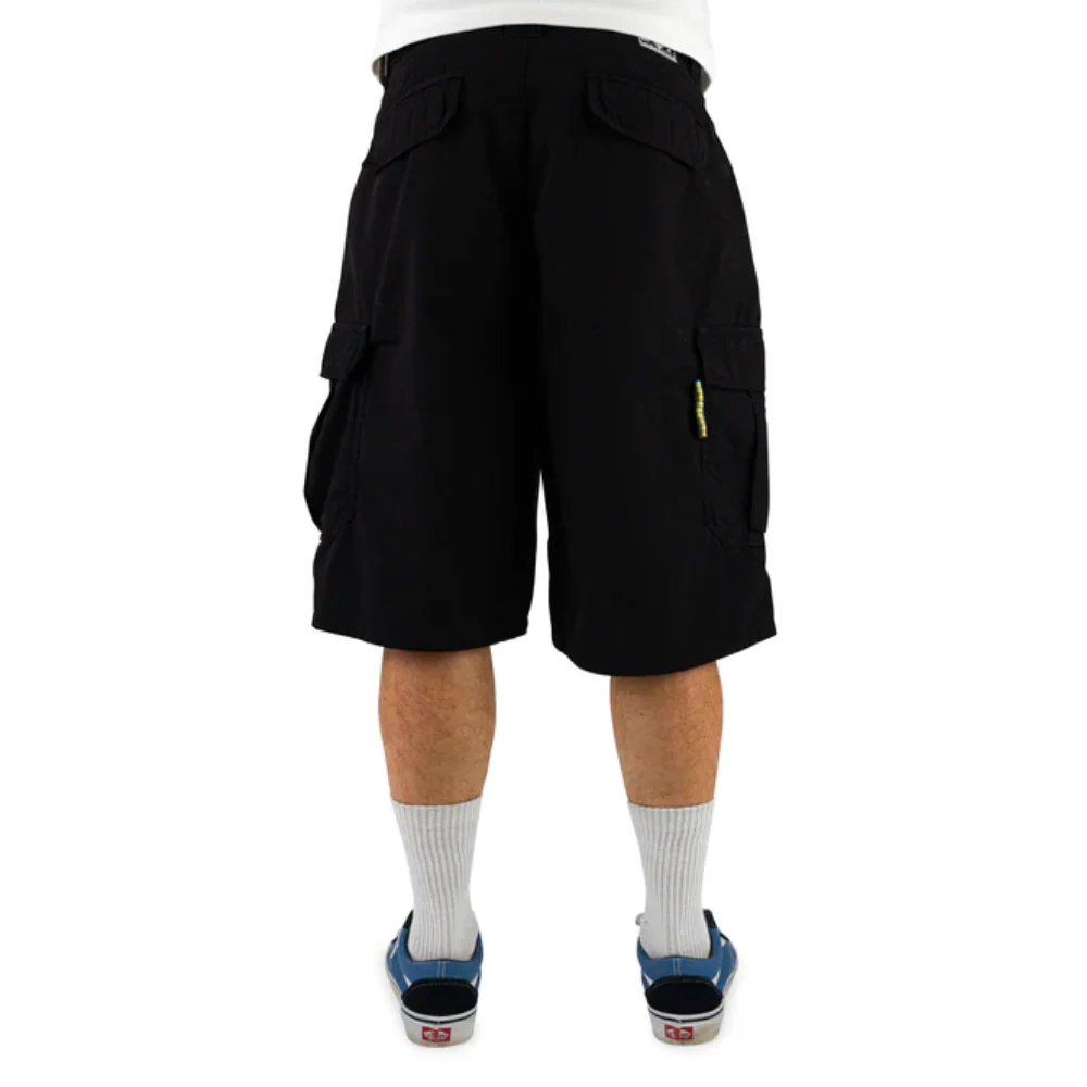 X-tra Monster Cargo Shorts Black - Image 3