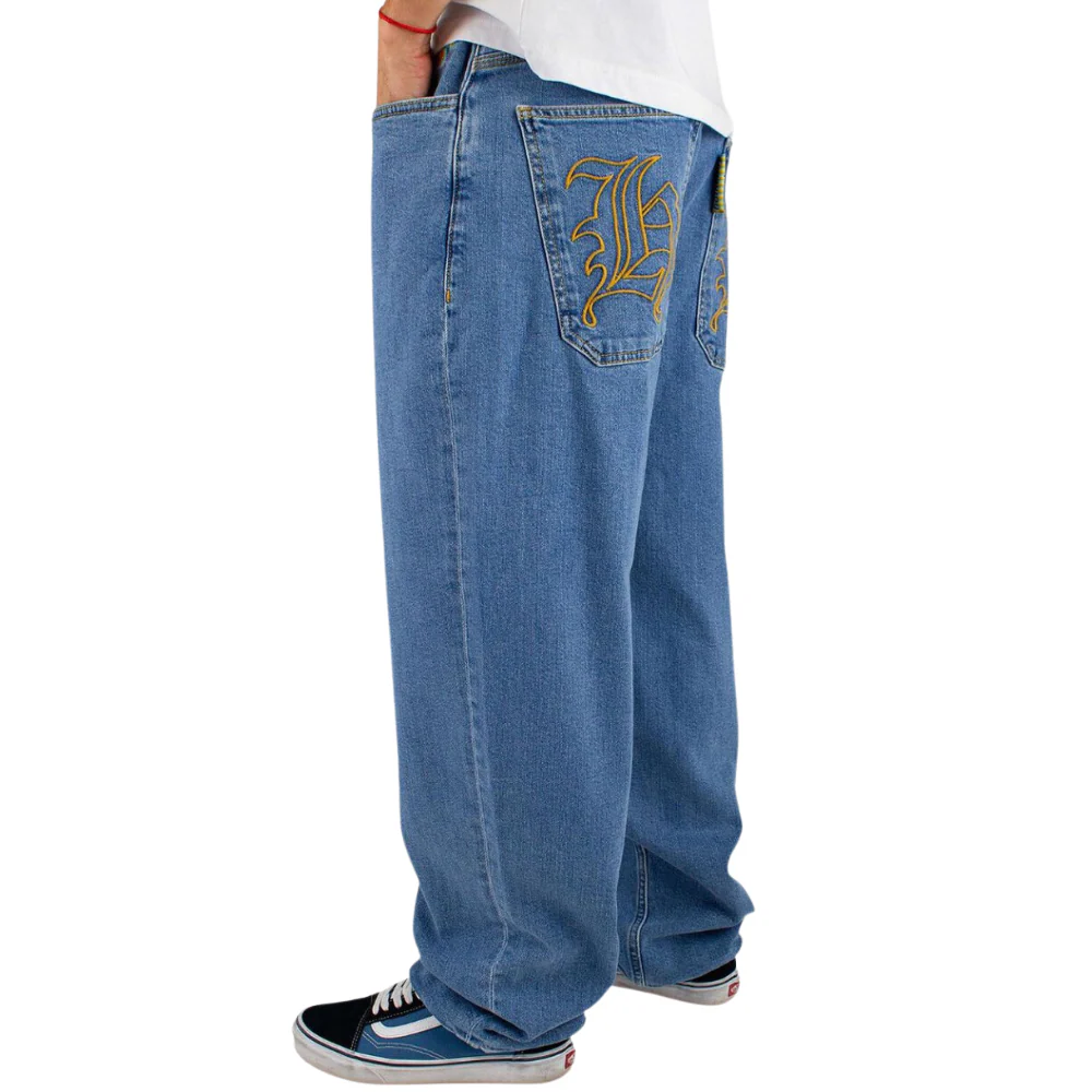 X-Tra Monster Gothic Pants Denim Blue - Image 3