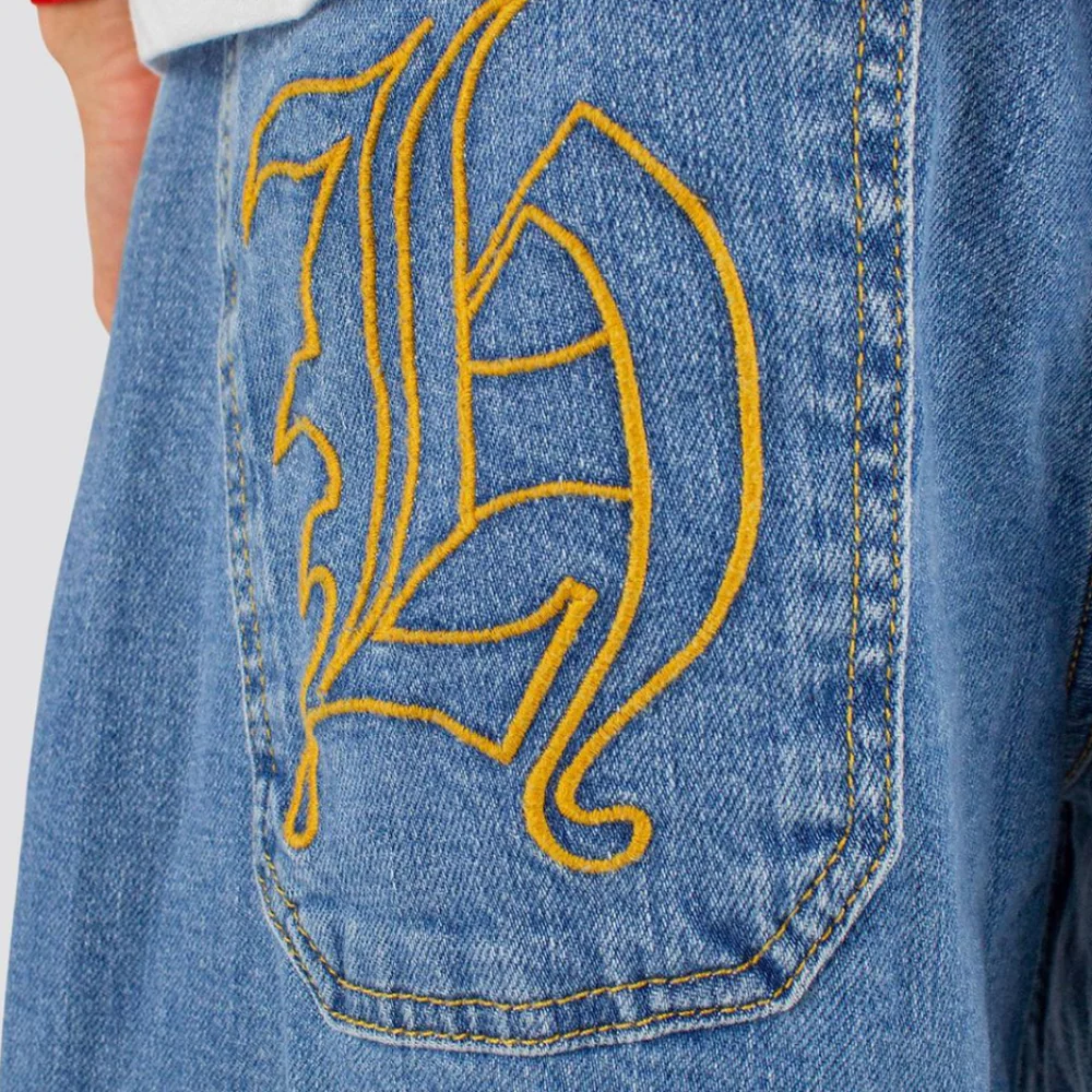 X-Tra Monster Gothic Pants Denim Blue - Image 4