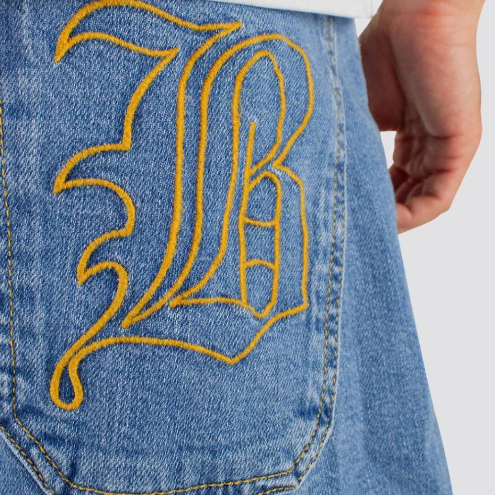 X-Tra Monster Gothic Pants Denim Blue - Image 5
