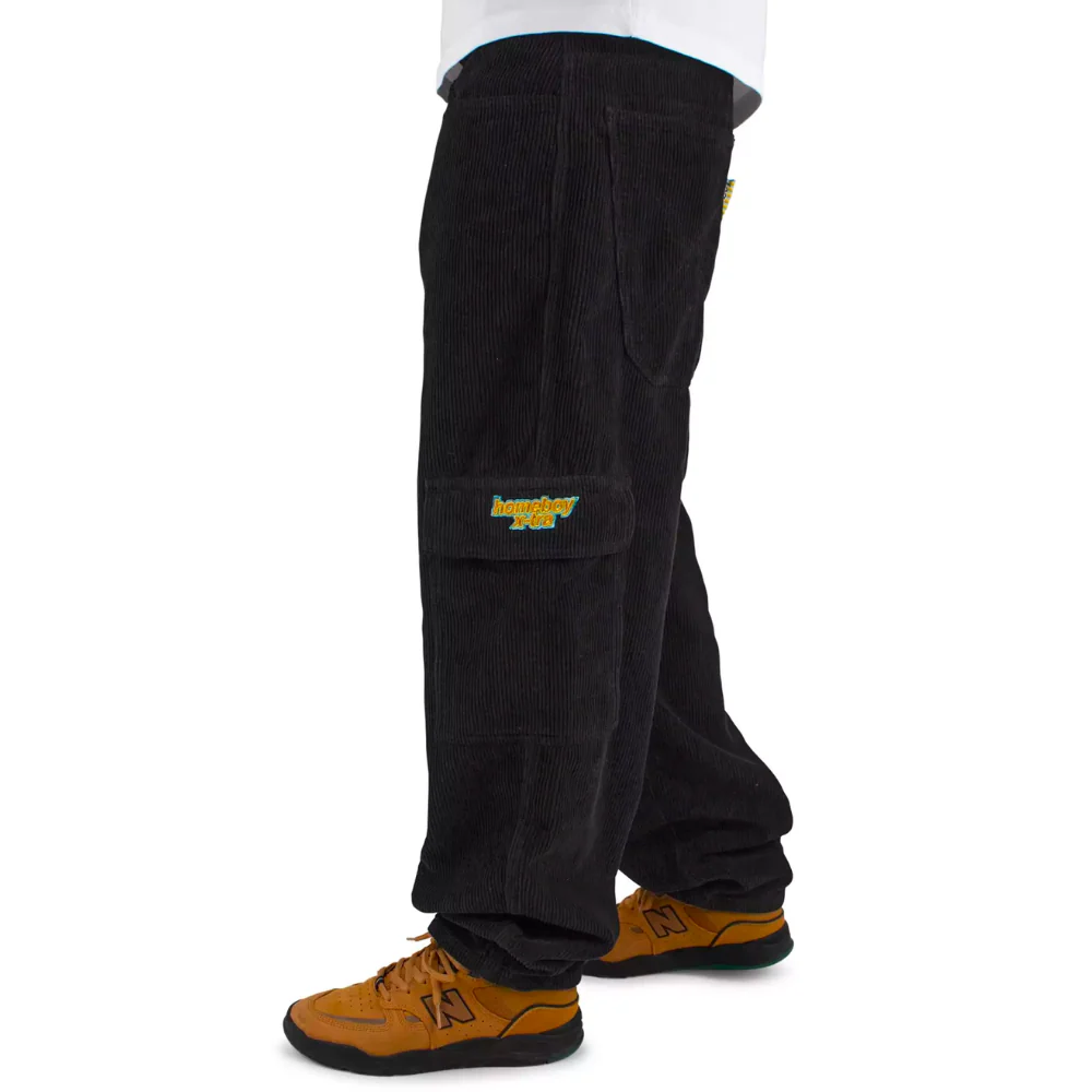 X-Tra Space Cord Pants Black - Image 2
