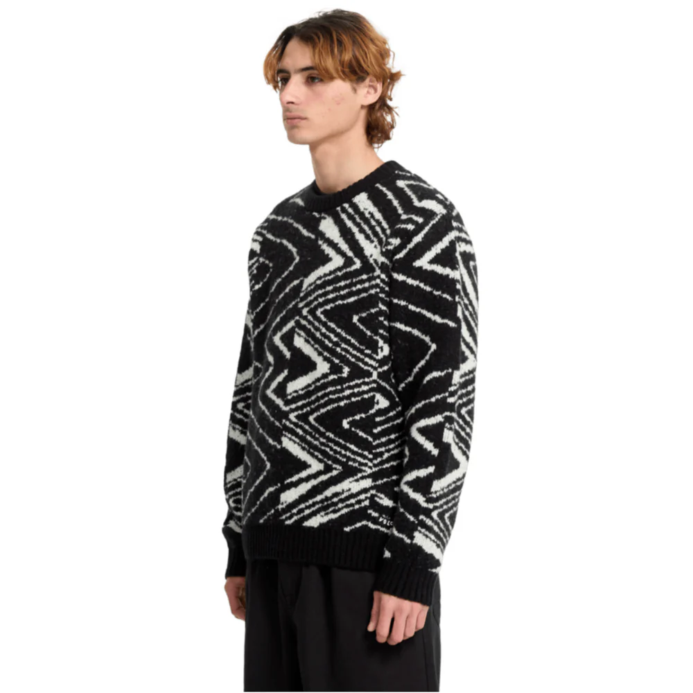 Zagner Sweater Crewneck Black - Image 3