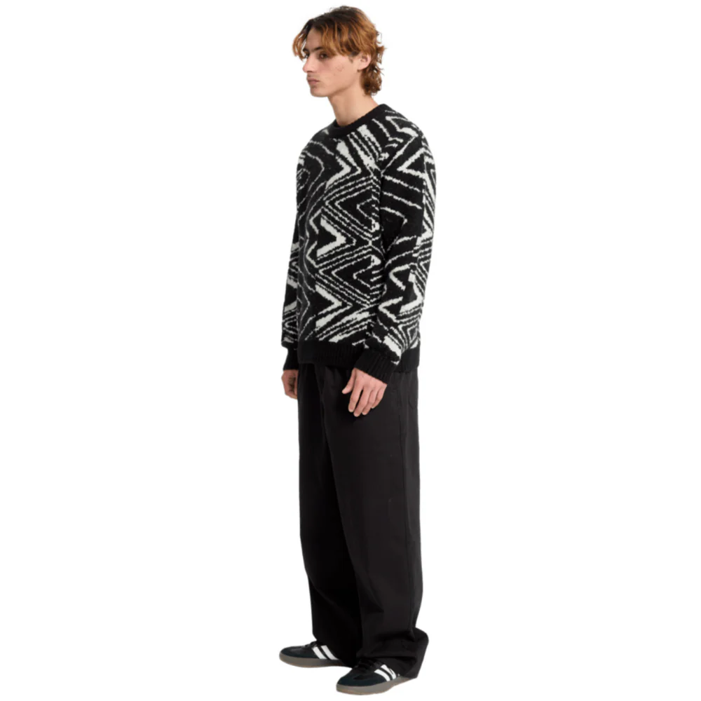 Zagner Sweater Crewneck Black - Image 5
