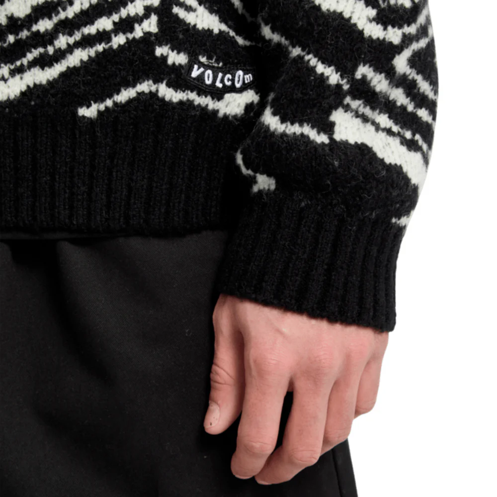 Zagner Sweater Crewneck Black - Image 6