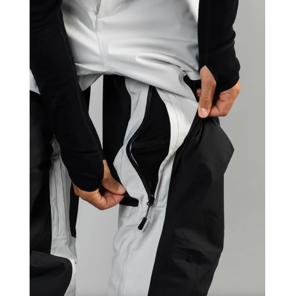 Zip Snowboard Pants 2L Grey - Image 11