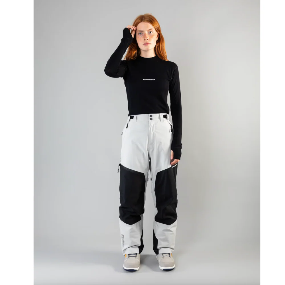 Zip Snowboard Pants 2L Grey - Image 7