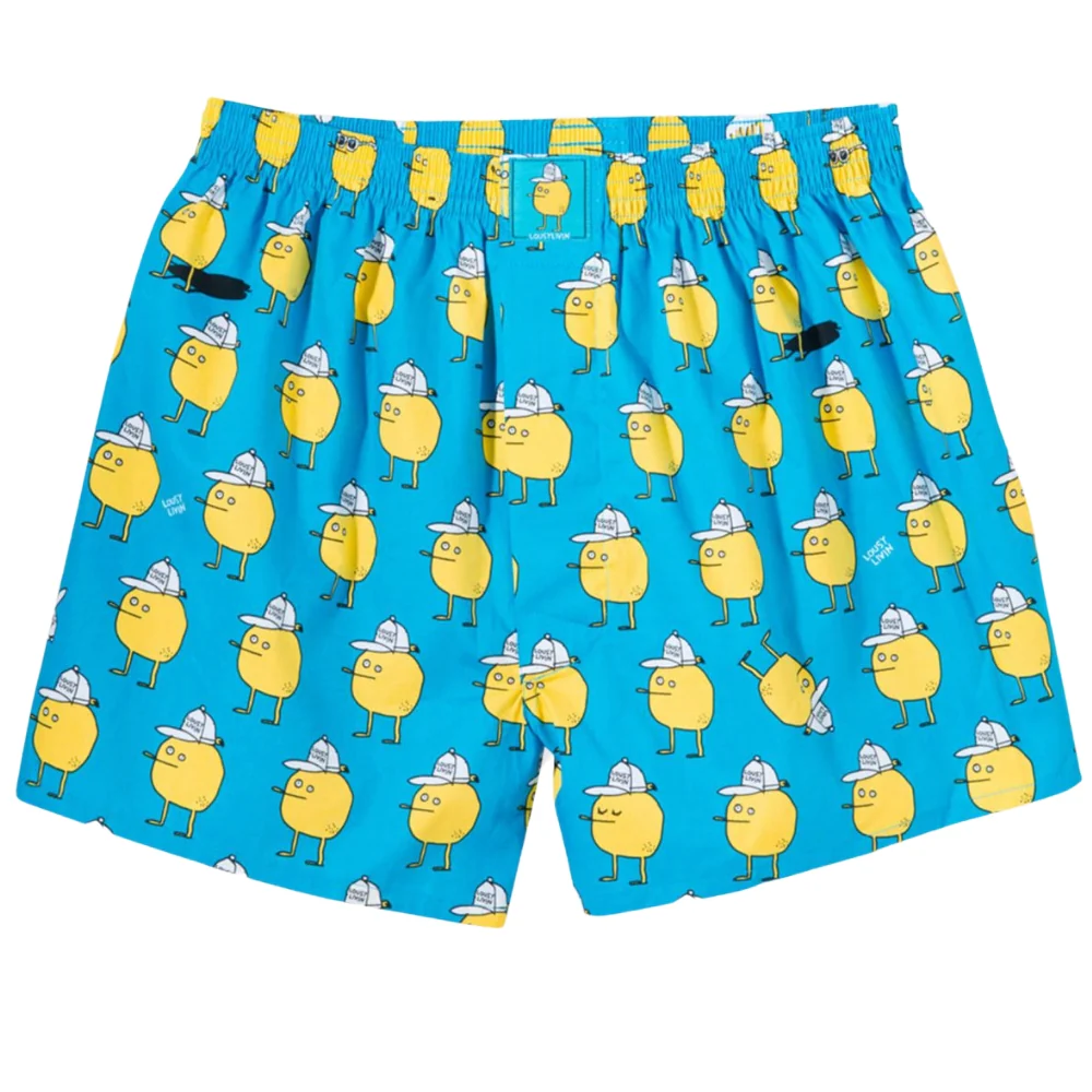 Zitrone Boxershorts Saphir